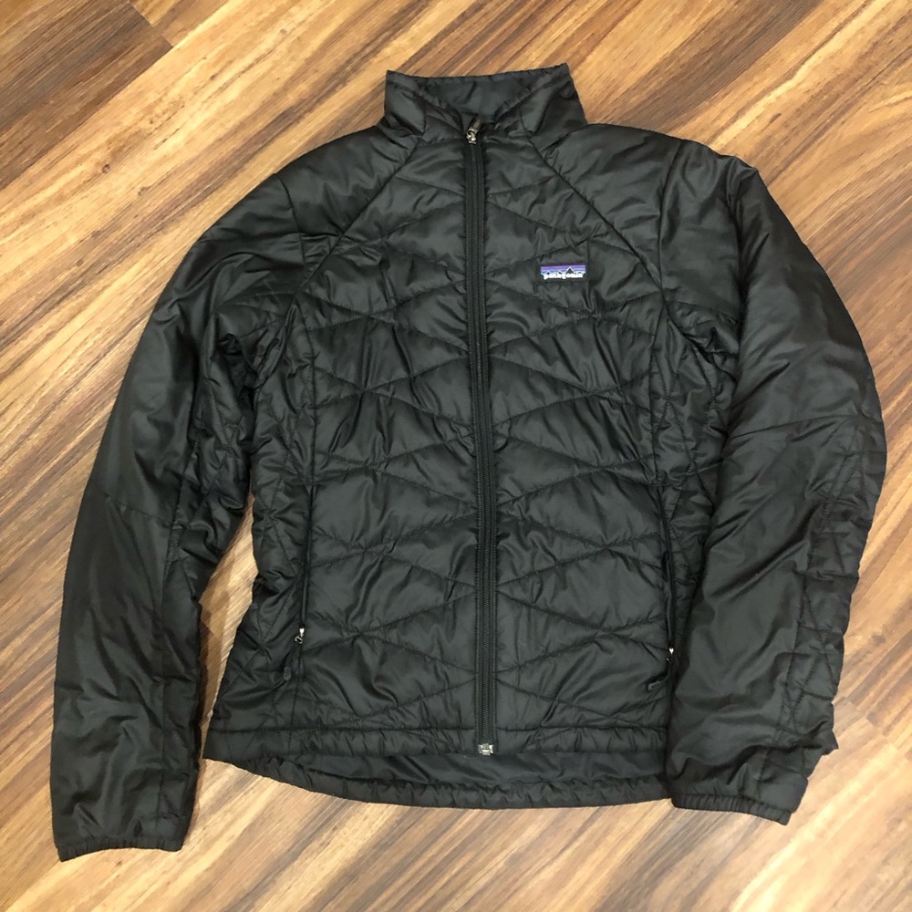 Black Patagonia tufted jacket